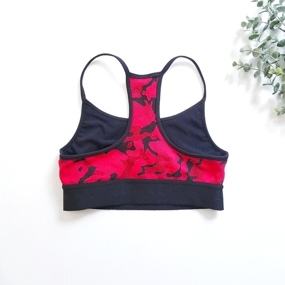 KORAL Sweeper Versatility Sport Athletic Bra Red Camo Small - Picture 3 of 8